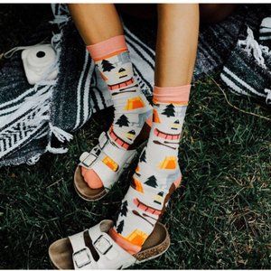 Happy Camper Crew Socks